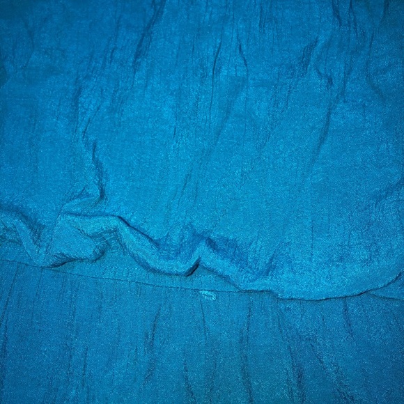 GB Girls Teal Blue Blouson Waist Dress L - Picture 5 of 5